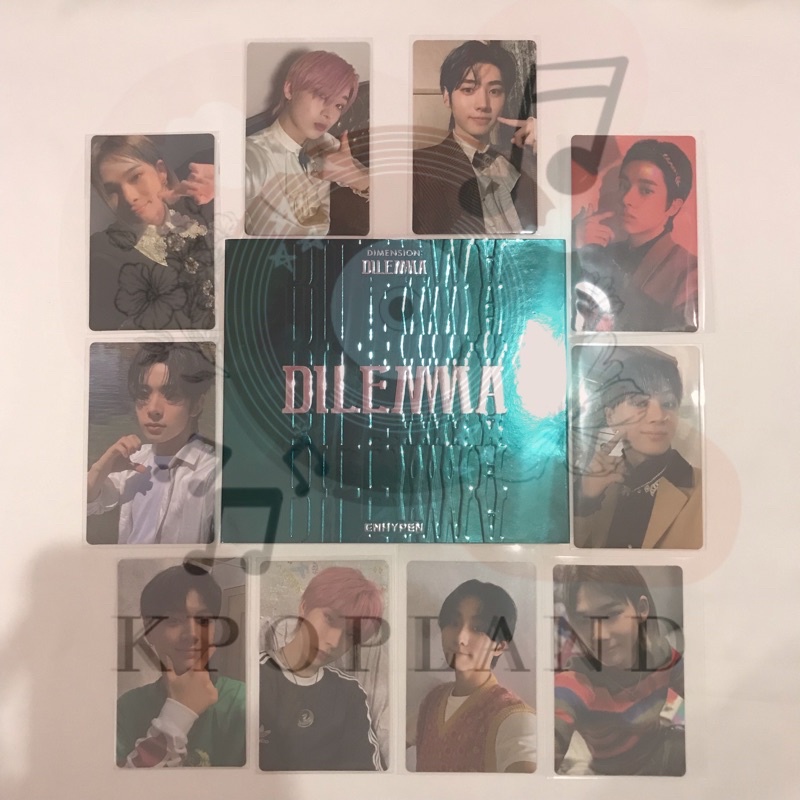 [Ready Stock] Enhypen Official Album Dimension : Dilemma Essential Esse Fullset Unsealed Only Heeseu