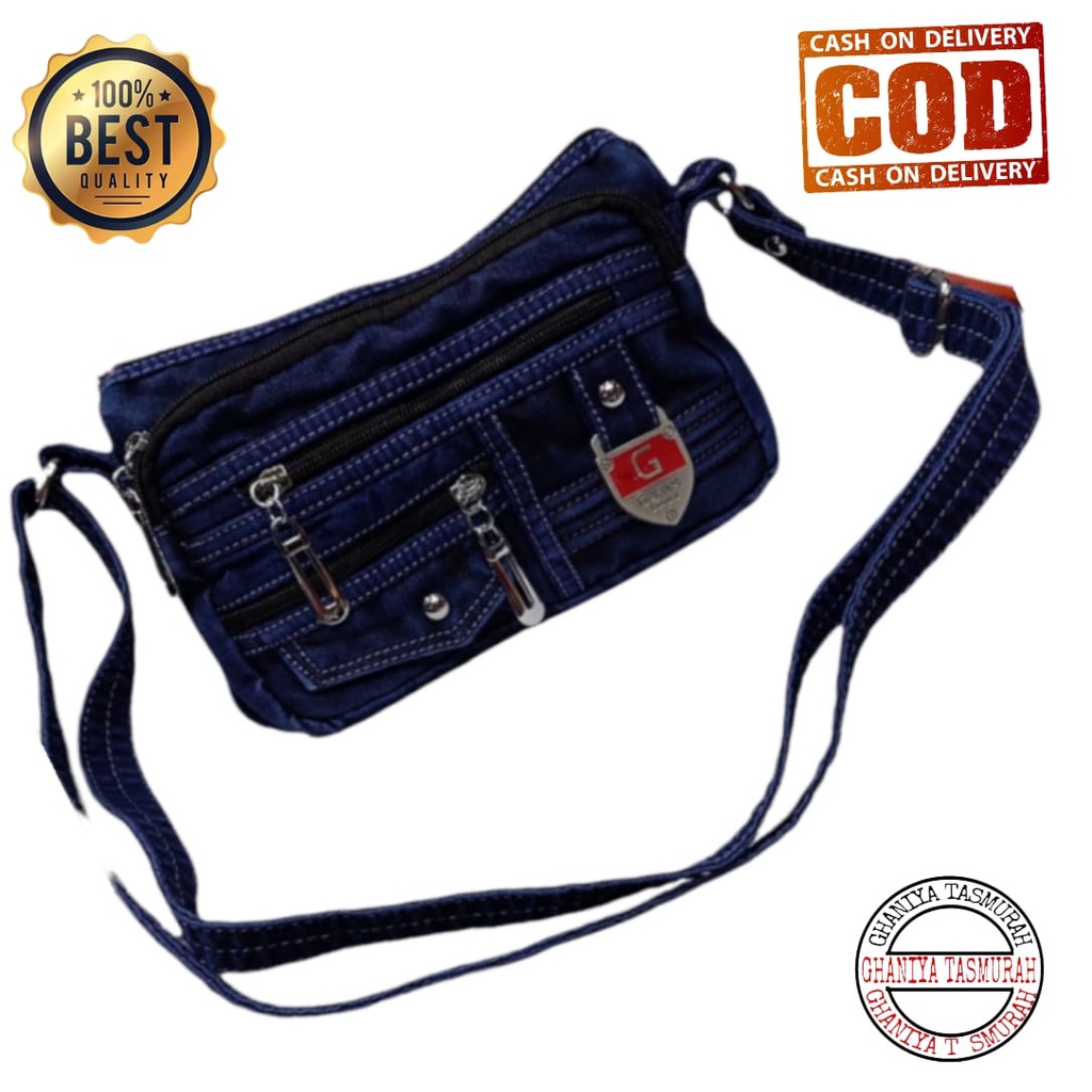 tas wanita selempang panjang mini garnet original levis