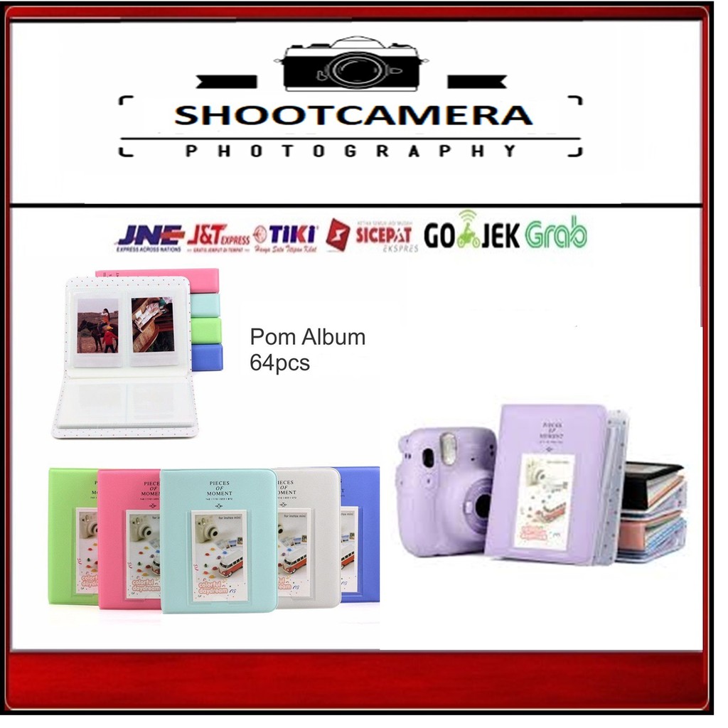 Album Mini Pieces of Moment 64 Foto untuk Instax Mini 8/9/90/SP-2