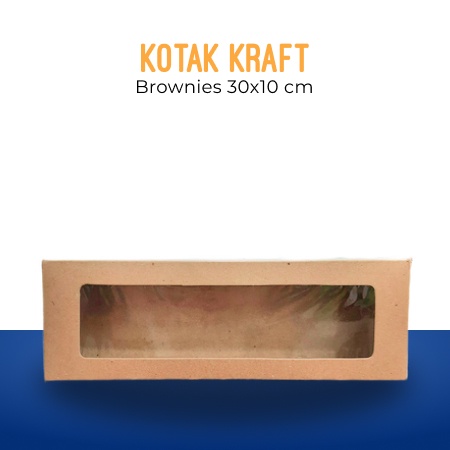 

Kotak Kraft ( 30x10x5 cm - 5 pcs) Box Brownies Roti Kue Dus Kardus