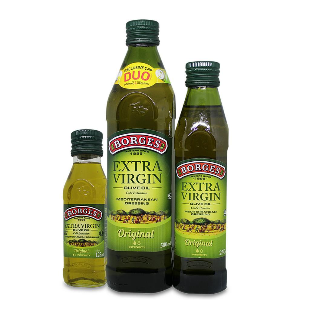 

EXTRA VIRGIN OLIVE OIL Minyak Zaitun BORGES 500 ml Halal ASLI UK ORIGINAL