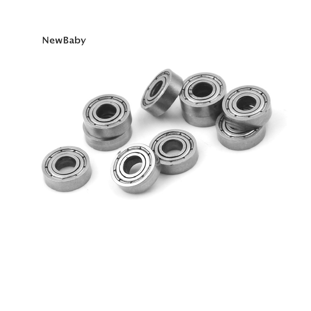 10pcs Bearing 695ZZ 695-Z Presisi Tahan Lama Ukuran 5x13 X 4mm