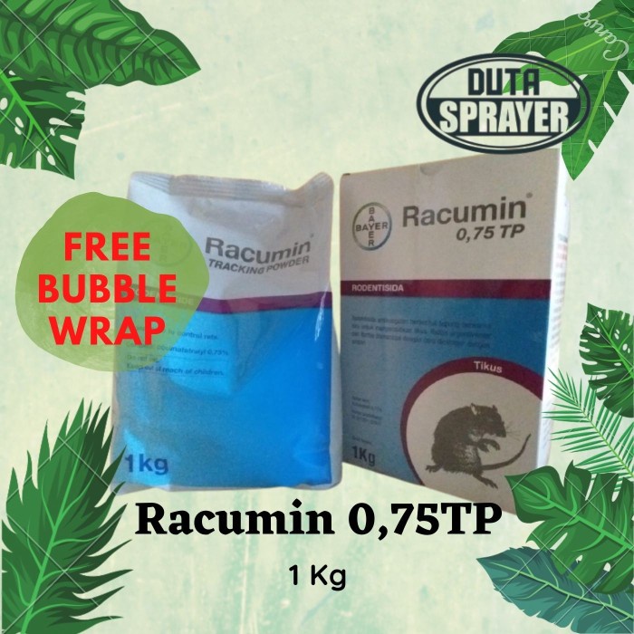 RACUMIN 0,75 TP TRACKING POWDER 1KG RODENTICIDE 1 KG RACUN BUBUK TIKUS