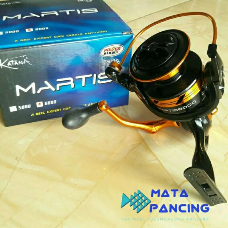 Reel katana martis 1000 2000 3000 power handle