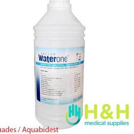 New Waterone / Aquades Steril / Aquadest Aquabidest / Aquabidest Steril / Air Steril / Air Kesehatan Steril / Purified Water / Sterile Water ダ