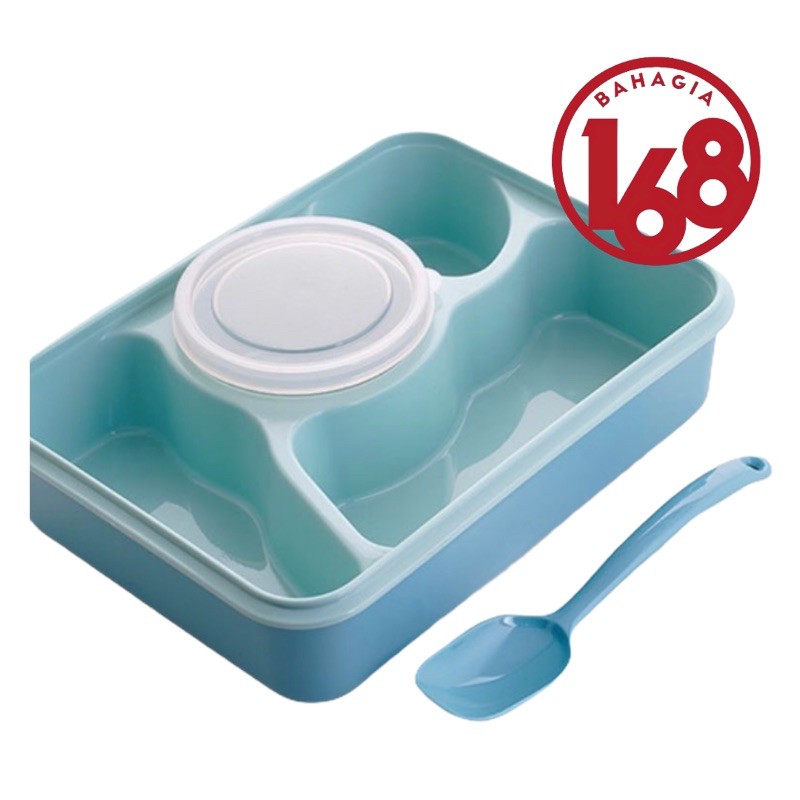 [item 392] Lunch Box Yooyee Kotak Makan Sup 4 Sekat Bento Shopee