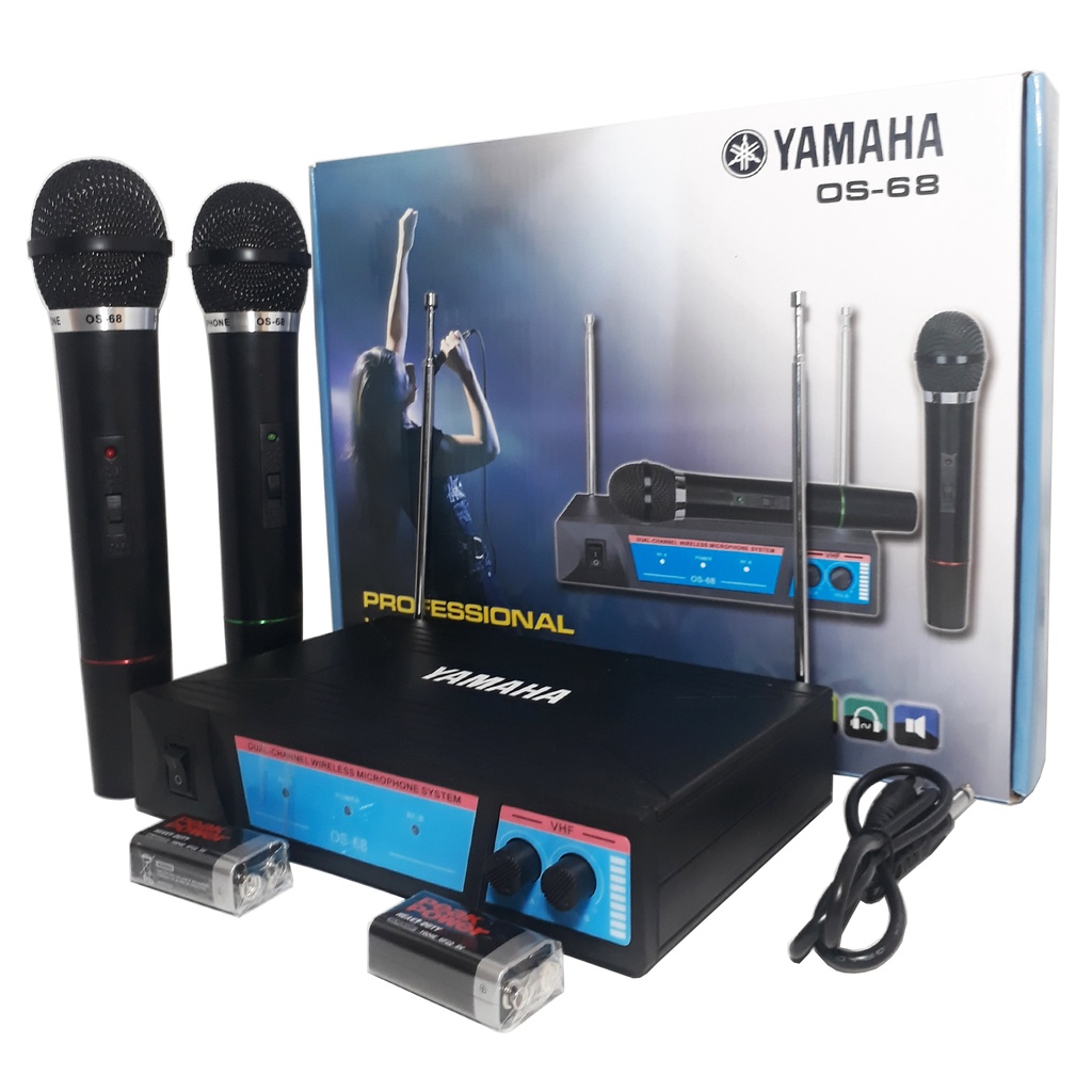 Yamaha OS-68 Mic Wireless Microphone Tanpa Kabel