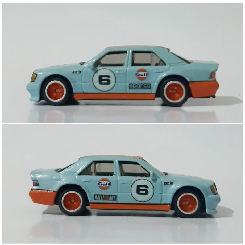 Hotwheels - Mercedes-Benz 500E GULF 6#, Custom Factory