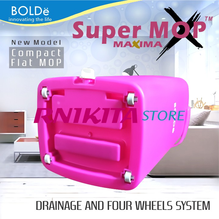 BOLDe SUPER MOP X MAXIMA - Ada dan Lubang Drainase Ember