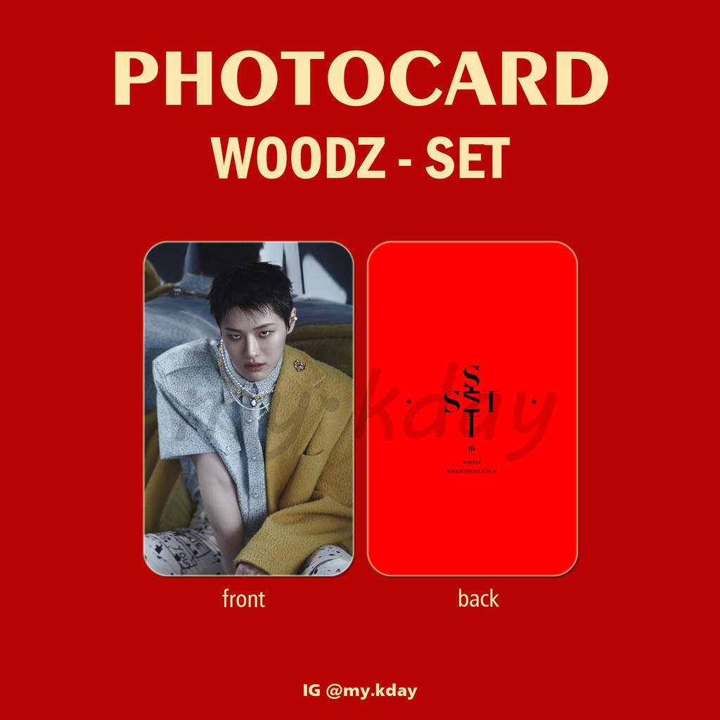 PC-0462, Unofficial Photocard Woodz SET 2 sisi