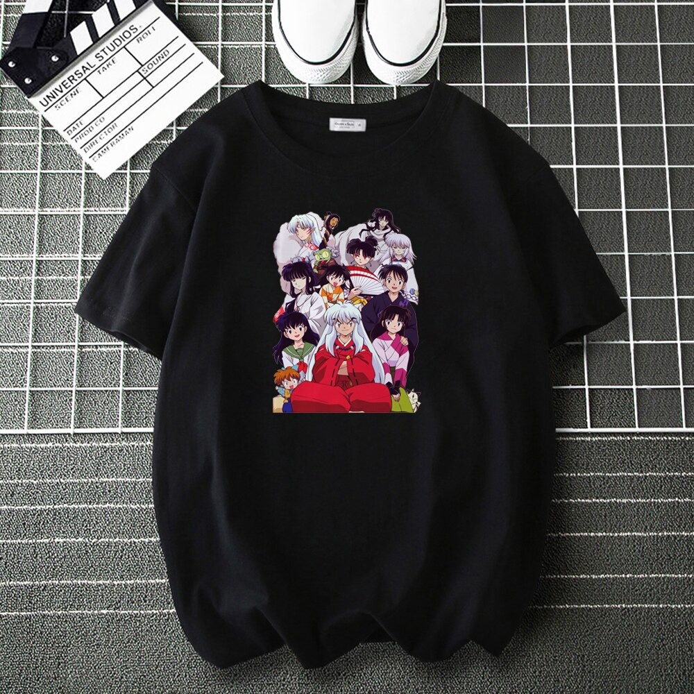 Baju Kaos CLOOCL Inuyasha Anime Cotton TShirt - inuyasha sesshōmaru