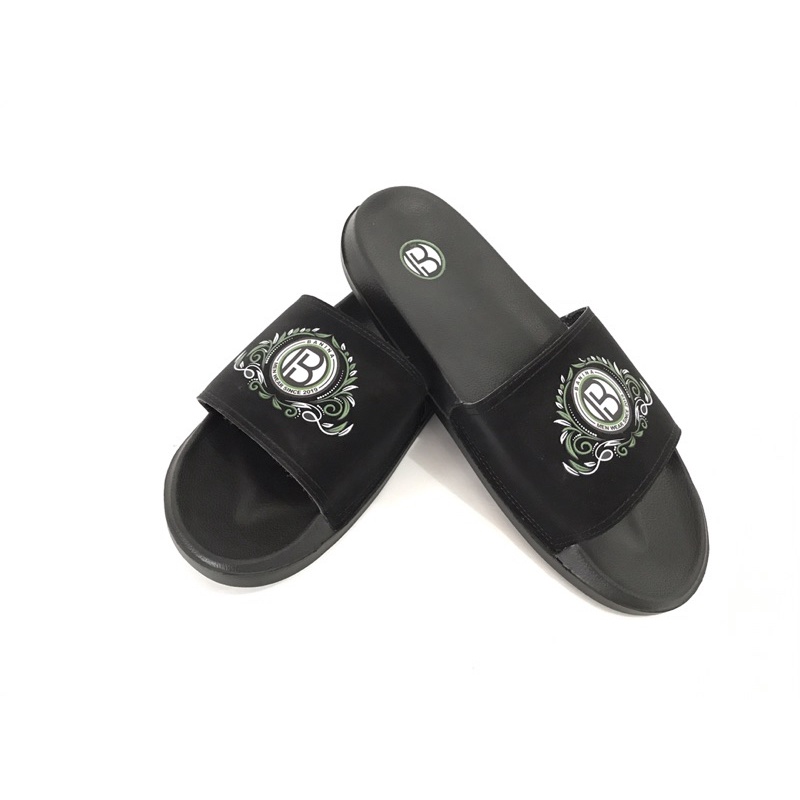 Sandal Slide Logo Batik - Slipper Banina / Sandal Slide / Sandal Slop / Sandal Slip on Unisex / Sand