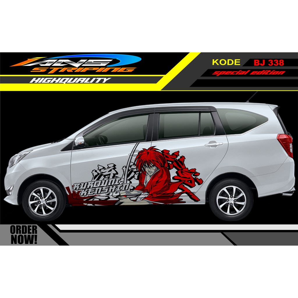 STICKER MOBIL SIGRA, CALYA, AVANZA, RUSH, TERIOS / DECAL STICKER MOBIL / STICKER MOBIL TERBARU