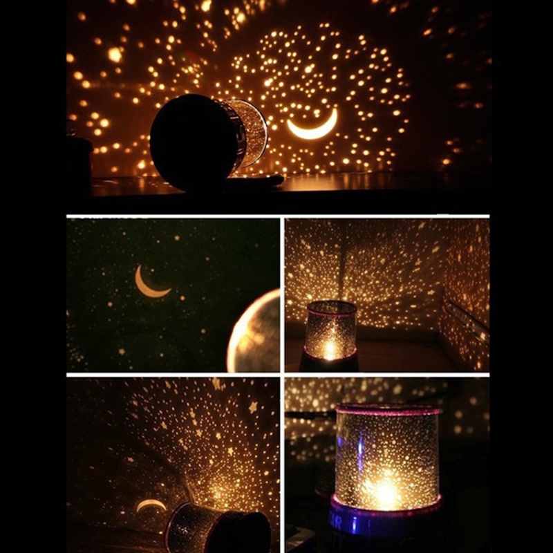 {LUCKID}Romantic Amazing LED Starry Night Sky Projector Lamp Star light Cosmos Master