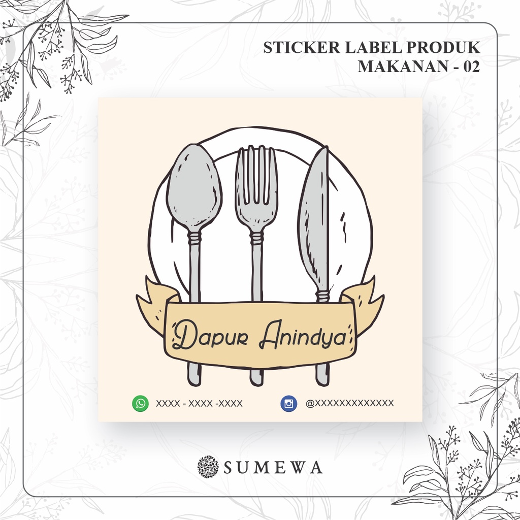 

Sticker Label Kemasan / Sticker Label Produk / Sticker Label⁣ Makanan / Sticker Label Kue / Sticker Label Snack / Sticker Label Jualan / Sticker Kemasan Makanan / Sticker Produk Makanan / Sticker Toples / Sticker Label Packaging - 02