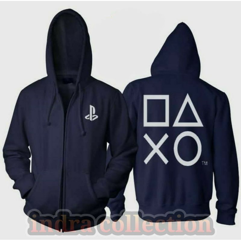 sweater hoodie zipper game ps playstation