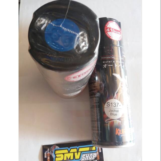 Pilok Samurai Biru Muda Cat Samurai Warna Biru Muda