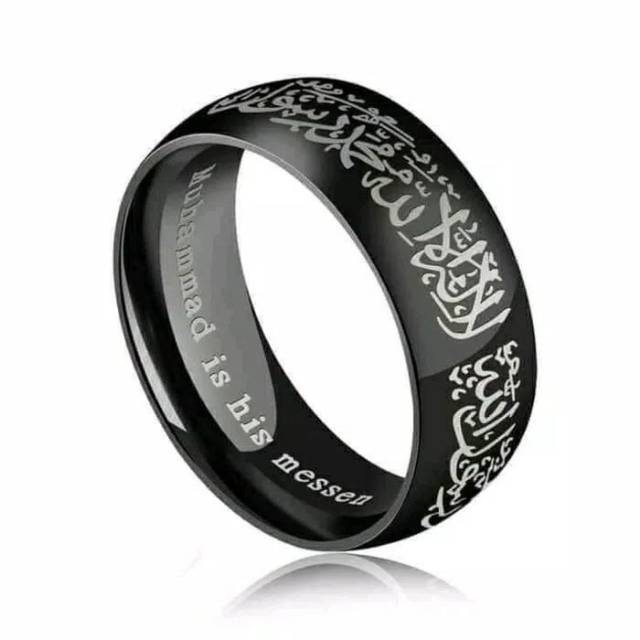 Cincin Muslim Tulisan Arab Tauhid Anti Karat Shopee Indonesia