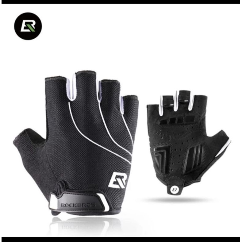 Sarung Tangan Sepeda Bike Glove ROCKBROS S107 Half Finger shockproof