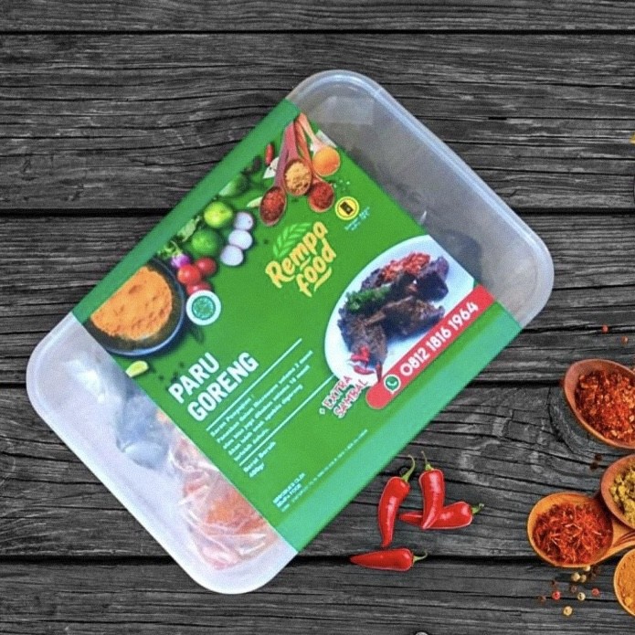 

✨COD✨ Rempa Food Daging Paru Sapi / Beef Paru Goreng Siap Masak (400 gr)