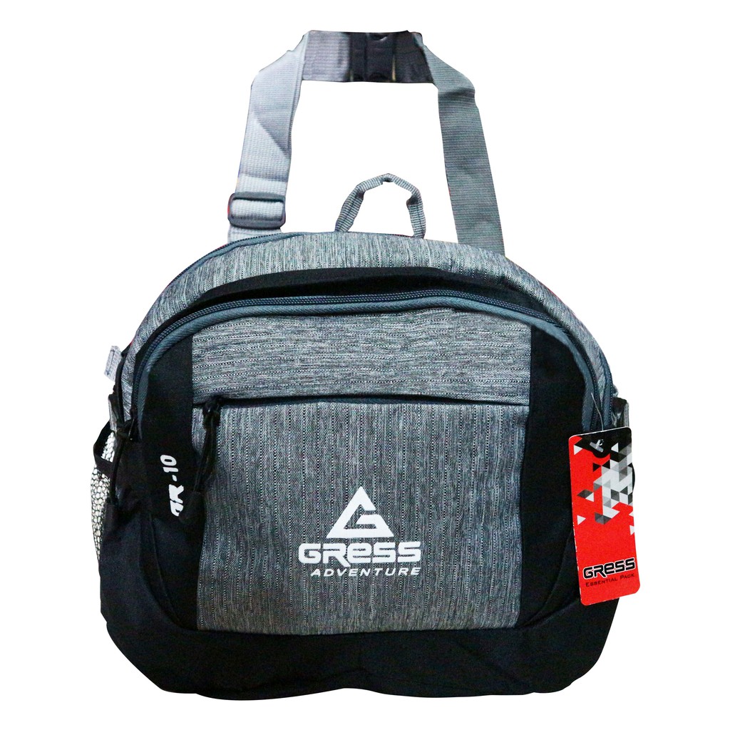Tas Selempang Gress Abu Slingbag Distro Keren Tas Multifungsi Liburan