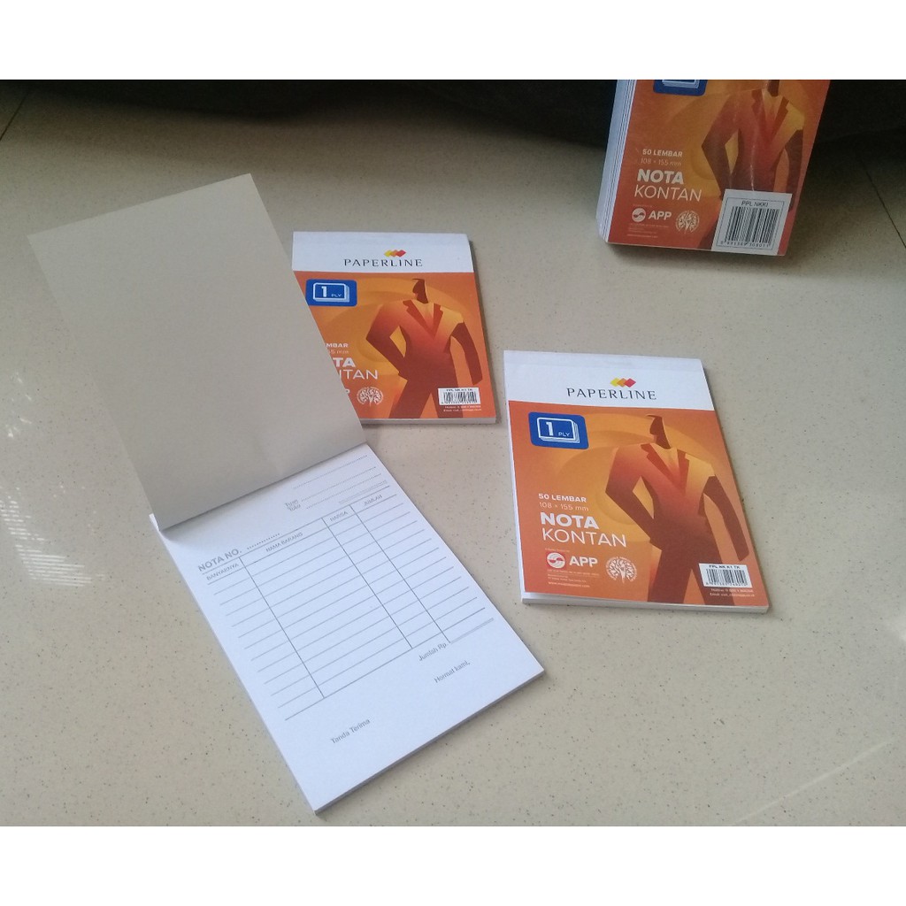 

Buku Nota Kontan Kecil 1 Ply - Paperline