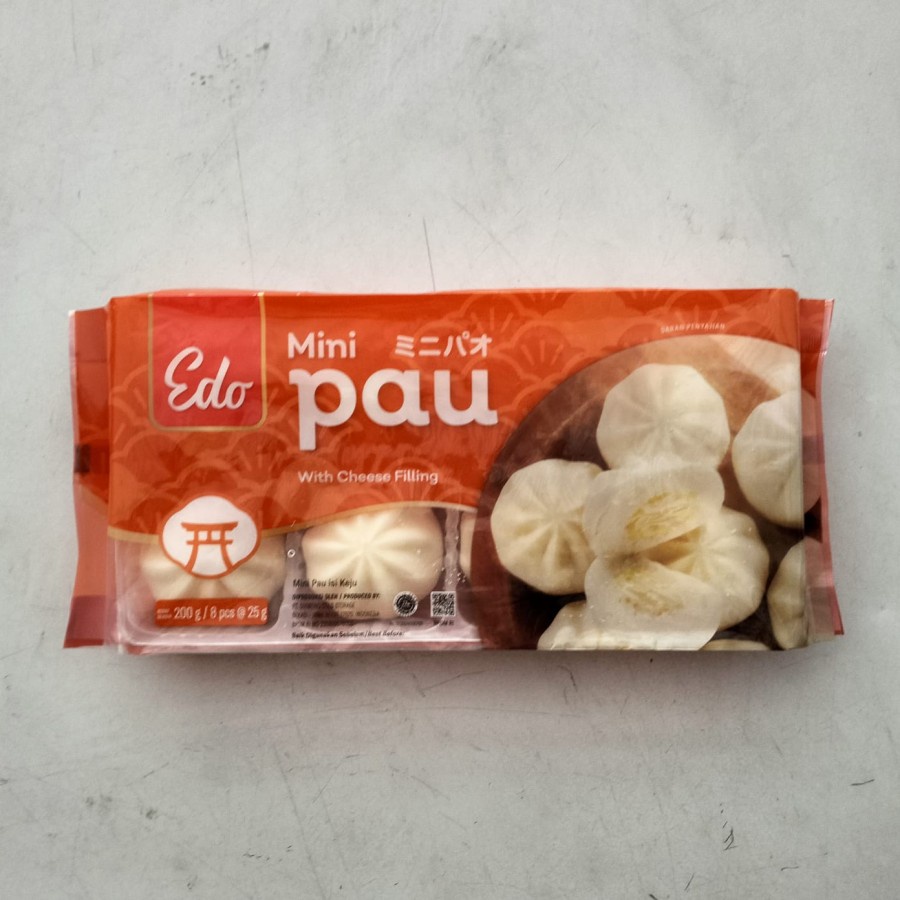 Mini Pau isi Keju by EDO 200 Gr (isi 8 pcs) - FROZEN FOOD