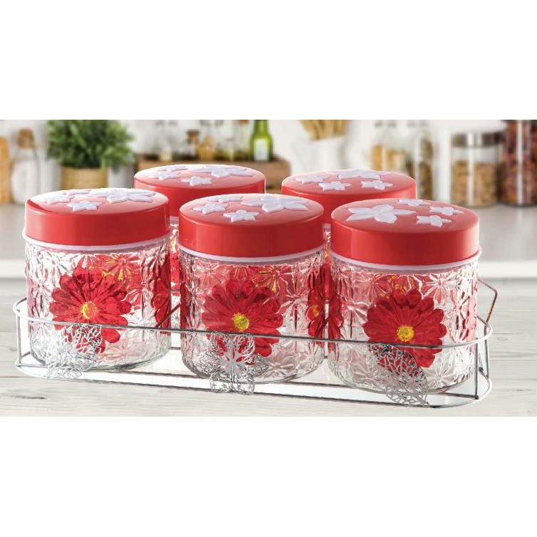 Toples Set Kaca Isi 5 Pcs HC