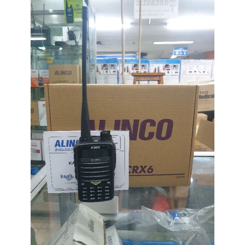 JUAL HT ALINCO DJ-CRX6 DUAL BAND VHF &amp; UHF 350MHZ GARANSI ALINCO CRX6