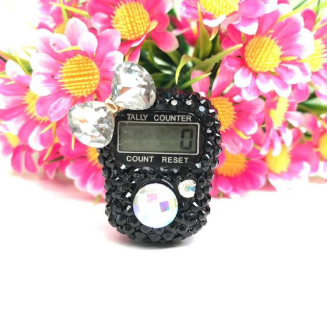 Tasbih digital swarovski alat hitung dzikir tasbih cantik tasbih blinkblink tasbih Umroh dan Haji