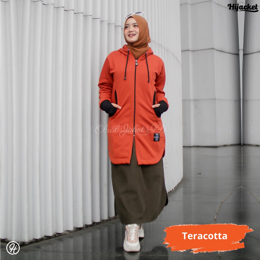 Hijacket Elektra Original Bandung | Jaket Hoodie Wanita Size L XL XXL Garansi 100%-2