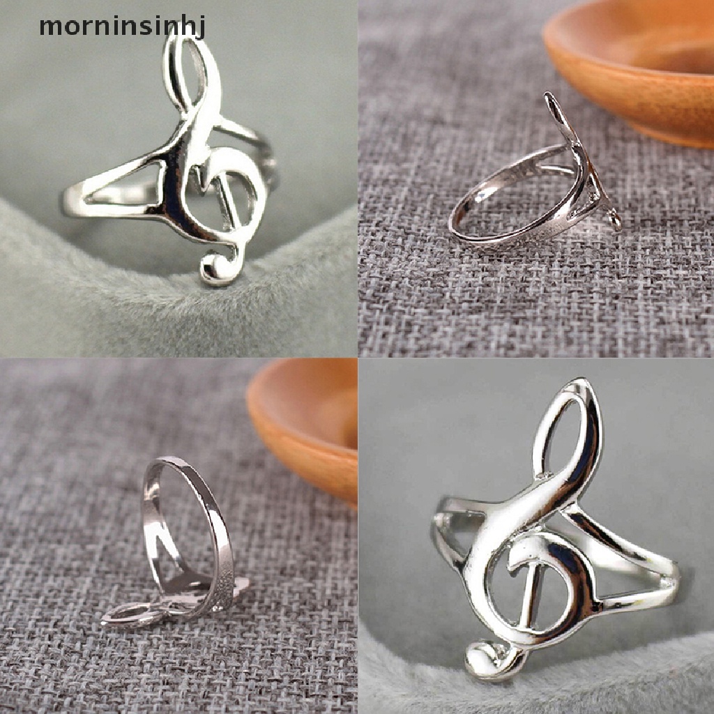 Mor Cincin Lapis Silver Model Not Musik Untuk Wanita