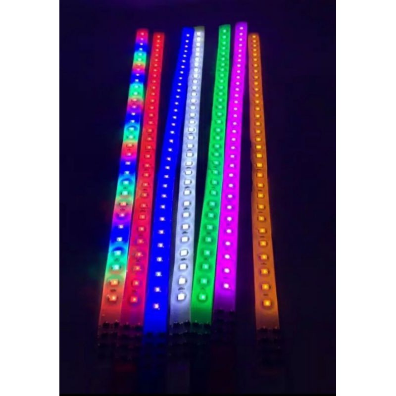 LAMPU LED STRIP FLEKSIBEL 32LED 30CM RUNNING 12V MOTOR MOBIL