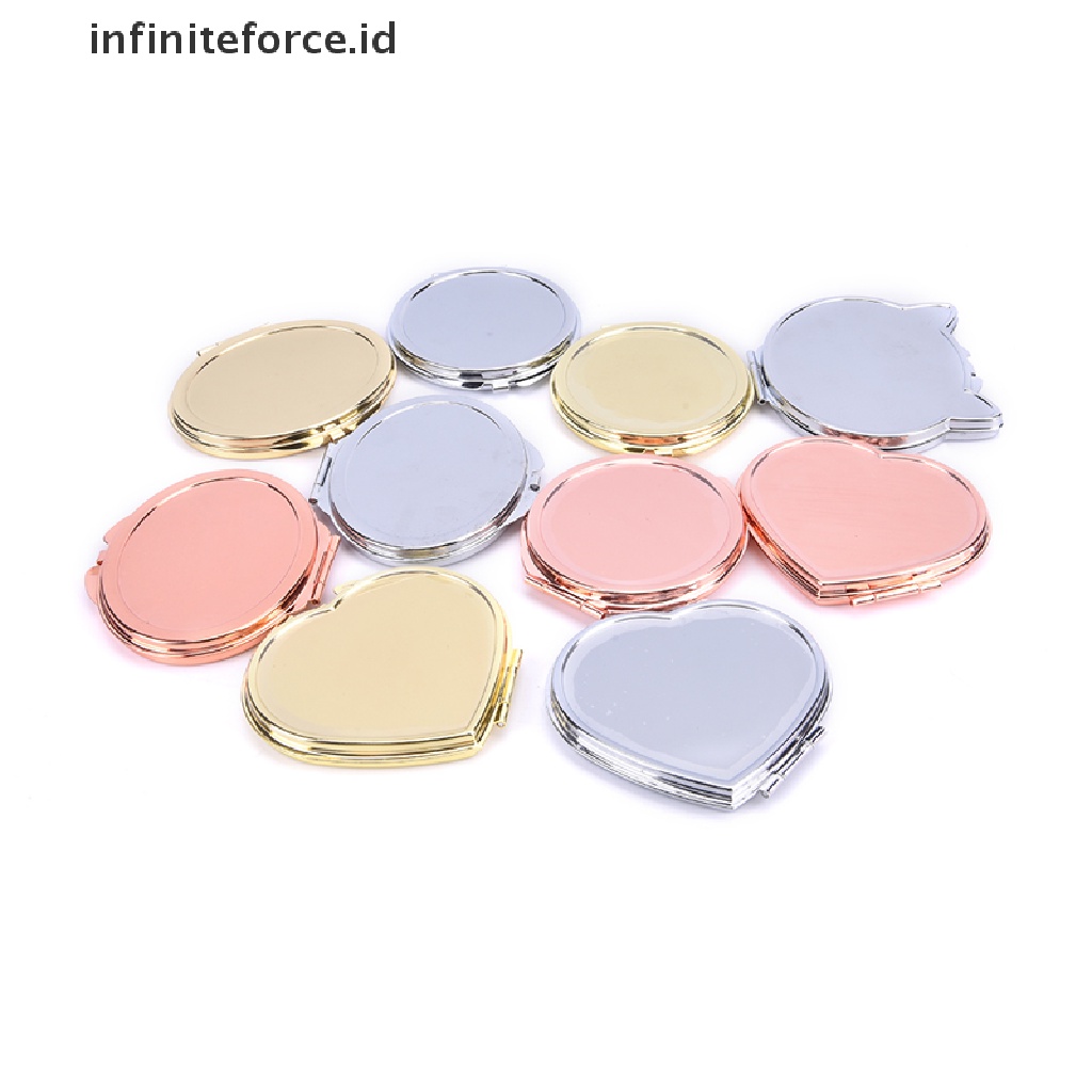 (Infiniteforce.Id) Cermin Makeup Compact Dengan Kaca Pembesar Untuk Travel