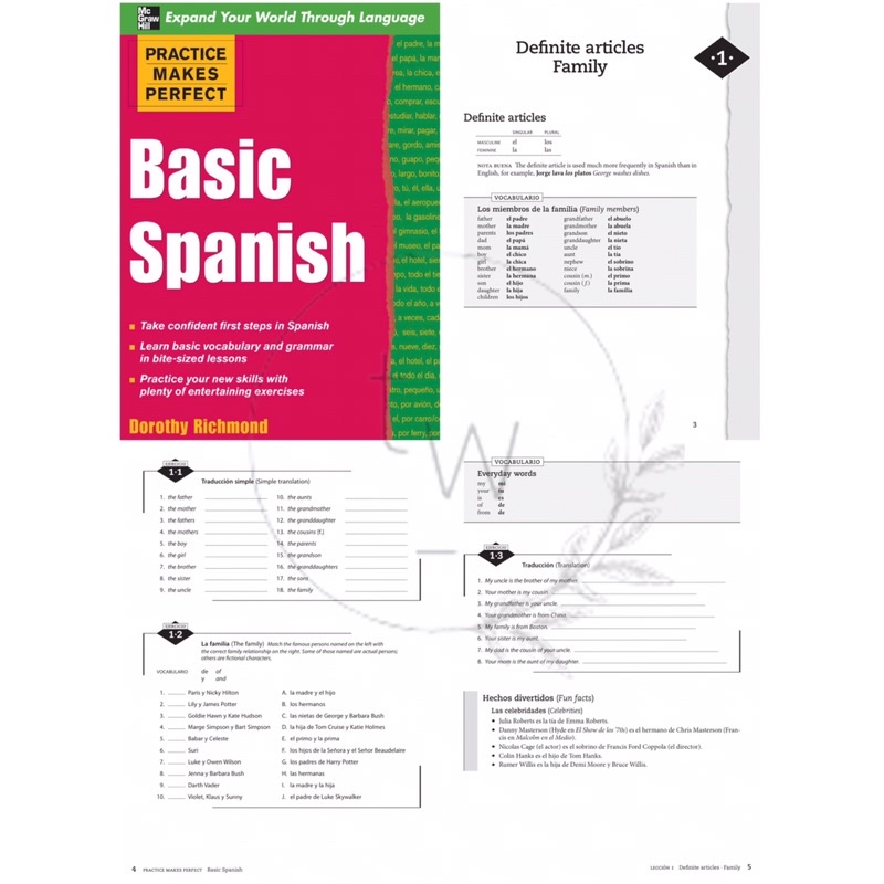 [ENGLISH] BUKU PRACTICE MAKES PERFECT COMPLETE SPANISH - ALL IN ONE - GRAMMAR - INTERMEDIATE - ADVANCED - CONVERSATION - VERB TENSES - BASIC - VOCABULARY [ORIGINAL]