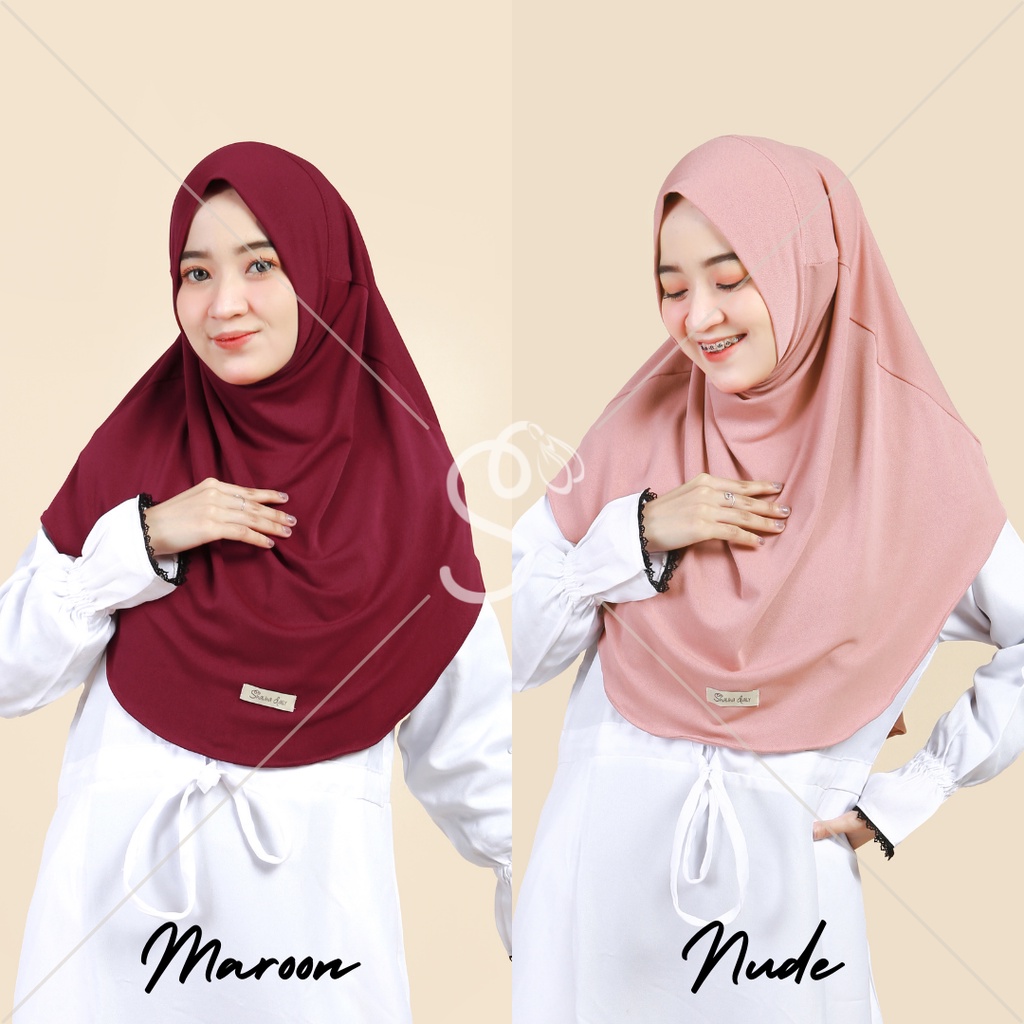 SHALIHAFACTORY - HIJAB INSTAN JERSEY ANTI TEMBEM | RANA INSTAN