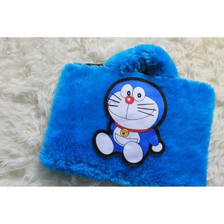  Tas  Laptop  Cutting Doraemon  Duduk Biru Bulu Rasfur 10 14 