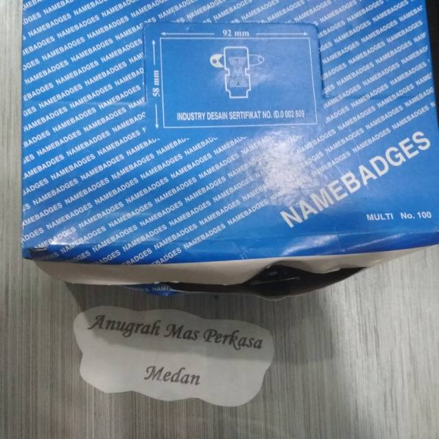 

Name Tag Gabung Multi No. 100