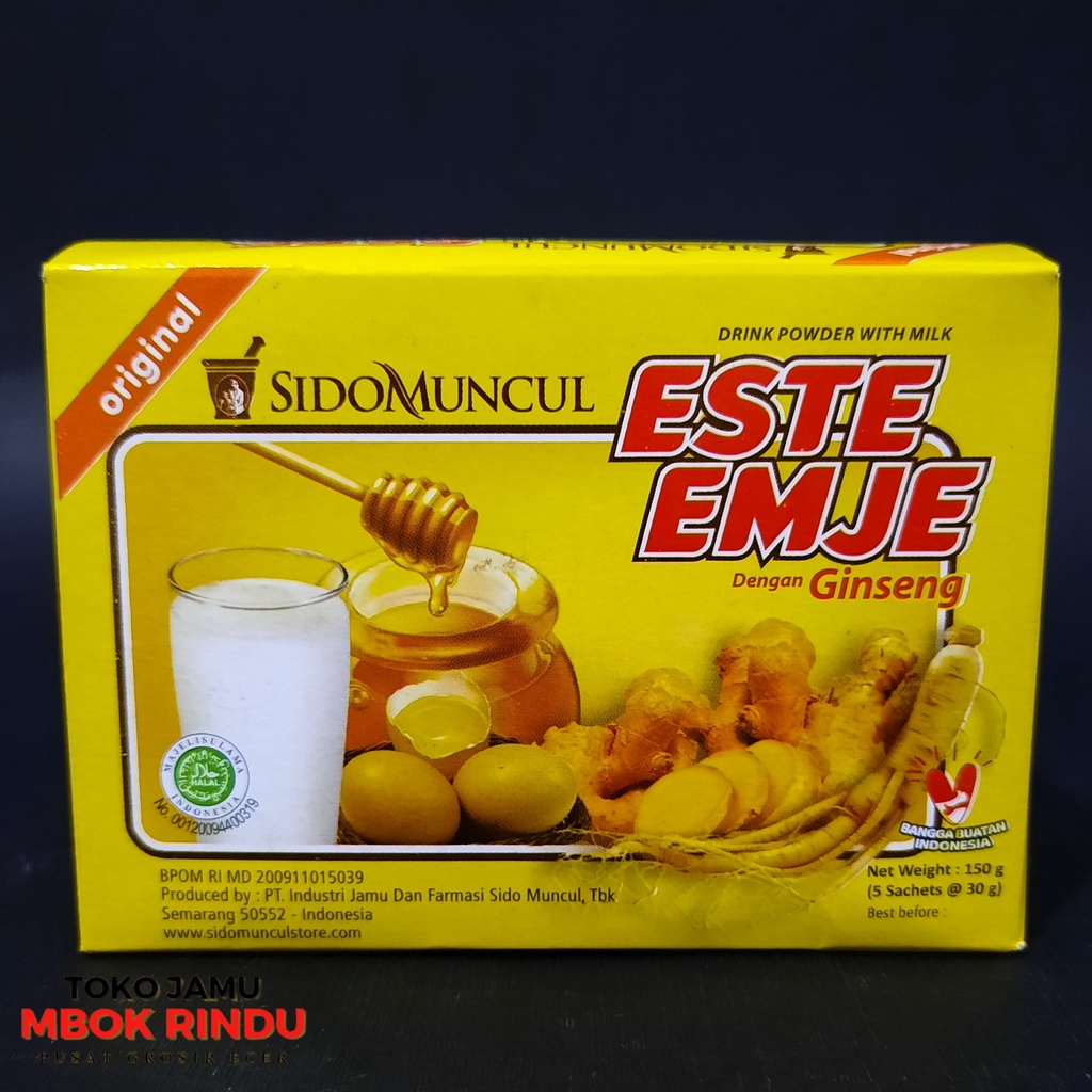 

STMJ Instant ESTE EMJE Sidomuncul {Isi 5 Sachet}