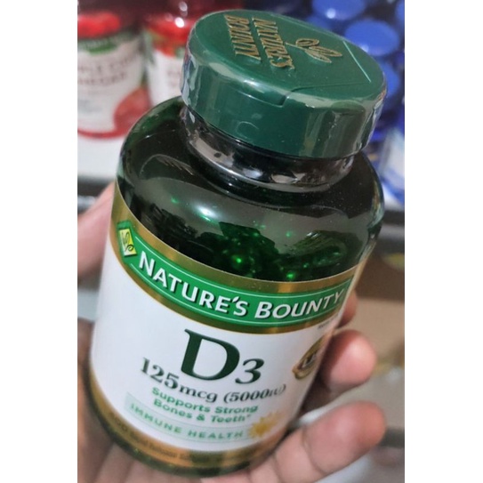 Nature Bounty Vitamin D3 125 mcg 5000 IU 400 Softgels