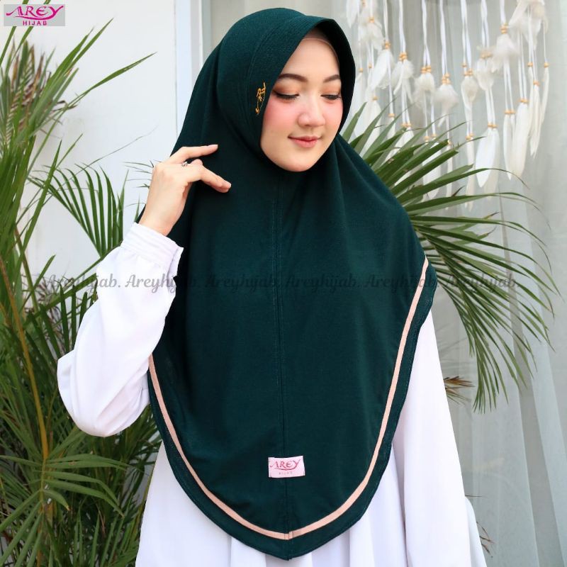 (AREY ZAYYIN) Hijab Instan Zayyin - Original Arey -Jersey Iris