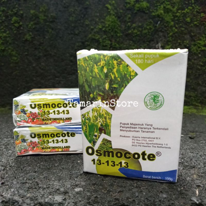 Pupuk Decastar Osmocote 13-13-13 Kemasan 100 Gram Pupuk Majemuk Tanaman Hias