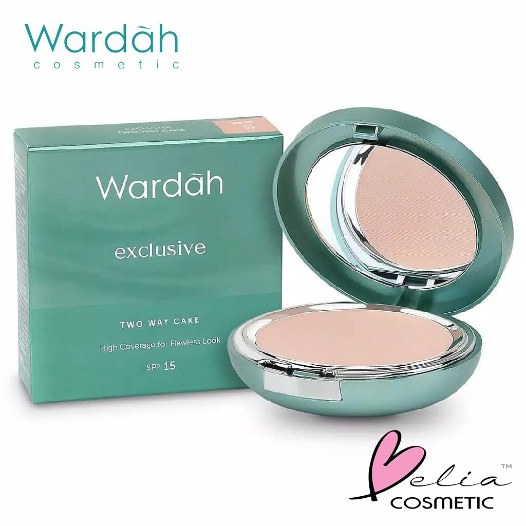 ❤ BELIA ❤ Wardah Exclusive Two Way Cake | Bedak Foundation ( FULL / Refill ) BPOM