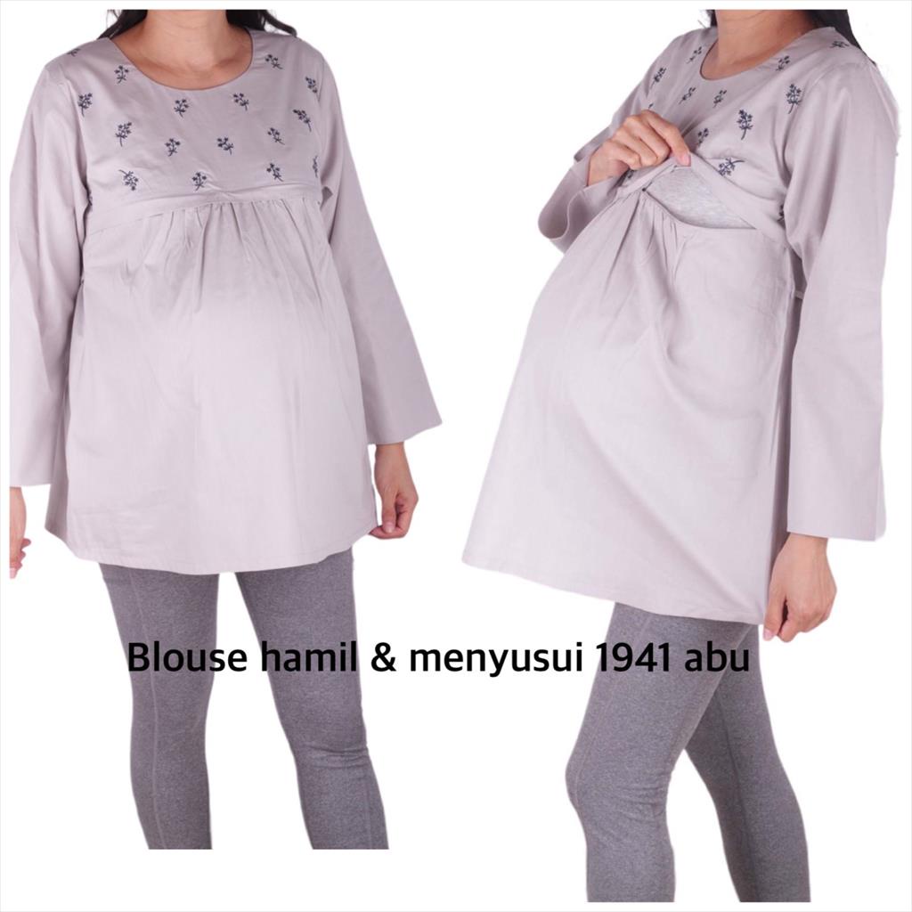 Baju Hamil Blouse Hamil Menyusui B1941