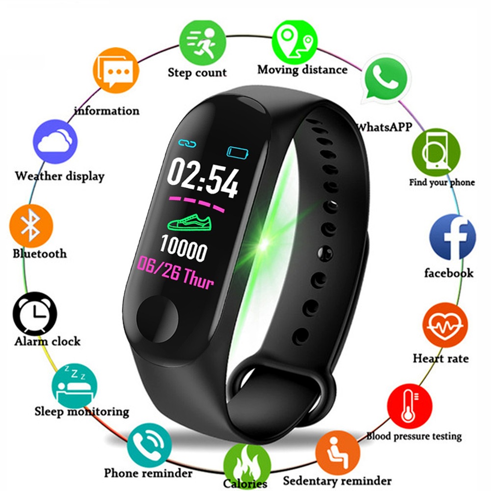 SMART WATCH SPORTY Like Mi Band 4 Full Touch Anti Air iOs Android