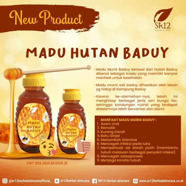 

Madu hutan baduy SR12 140gr