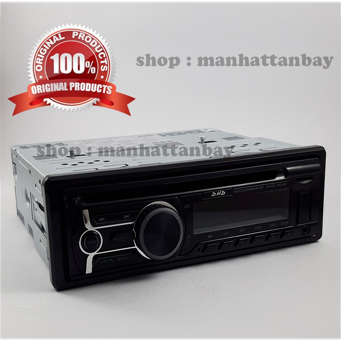 HEAD UNIT SINGLE DIN 1 DIN SINGLE DVD TAPE MOBIL RADIO CAR DVD PLAYER USB SD PLAYER DHD‐883 - AUDIO-