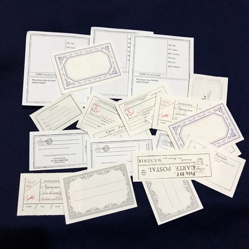 [PART 3] Vintage Flake Perintilan Journal Vintage Kertas Memo Aesthetic Deco Journal Scarpbook-Tickets