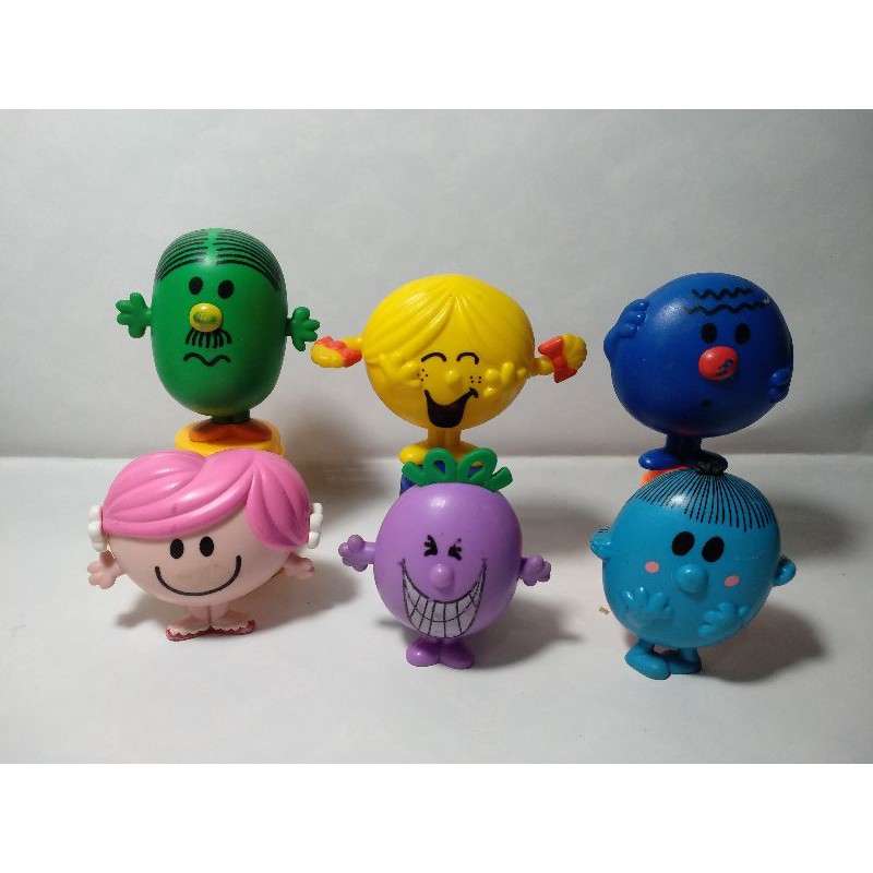 Mr Men Toy Happy Meal Mcd Mcdonald Mcd Rare Jadul Mrs Girl Retro Antik