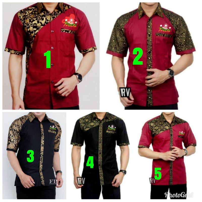 batik psht Hem psht katun bordir komputer